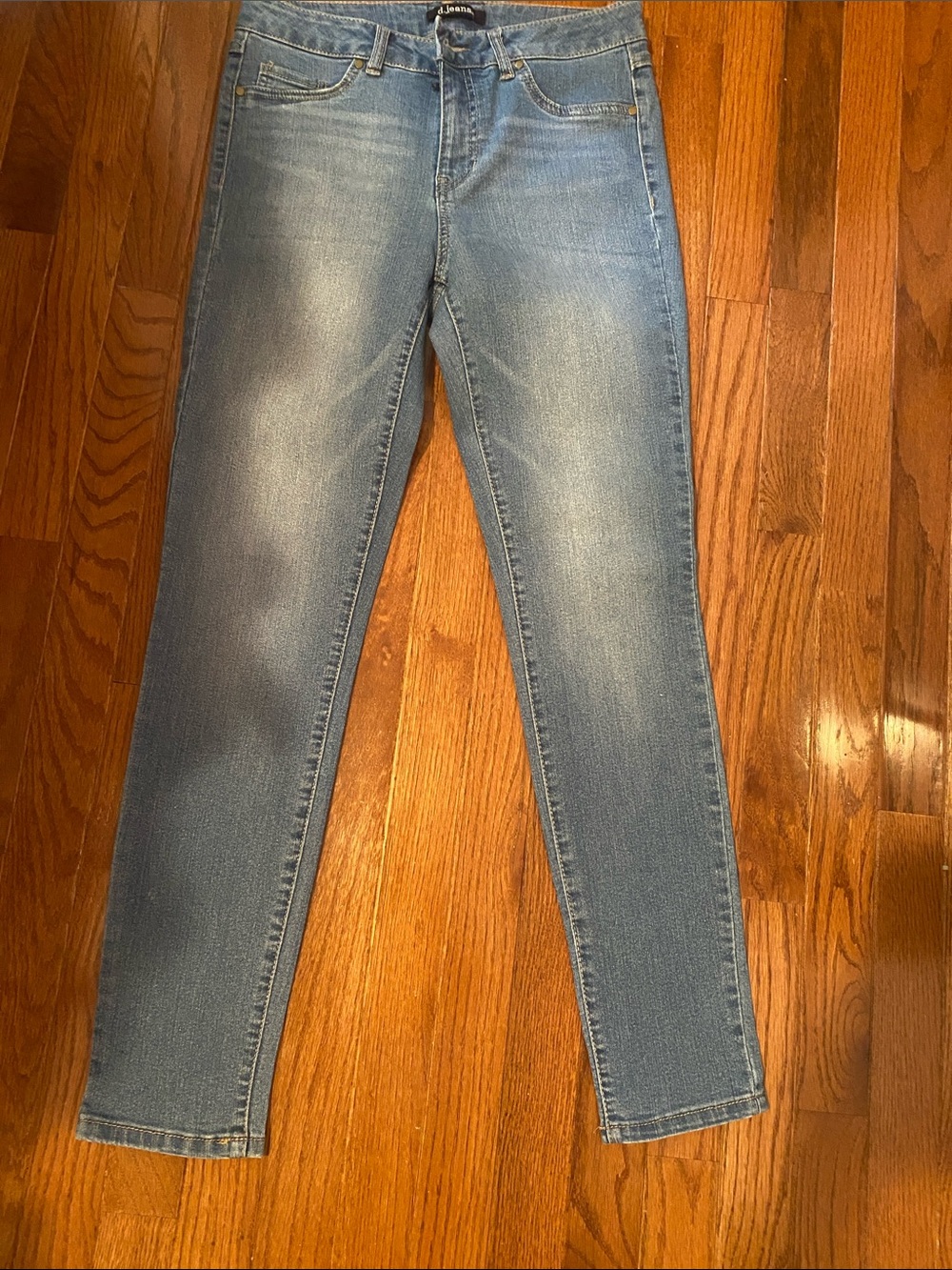 d. jeans Light Blue Skinny Stretch Denim